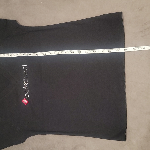 NWT Y2K V-Neck Rhinestone tee Juniors/Young Lady Size M - Picture 7 of 14